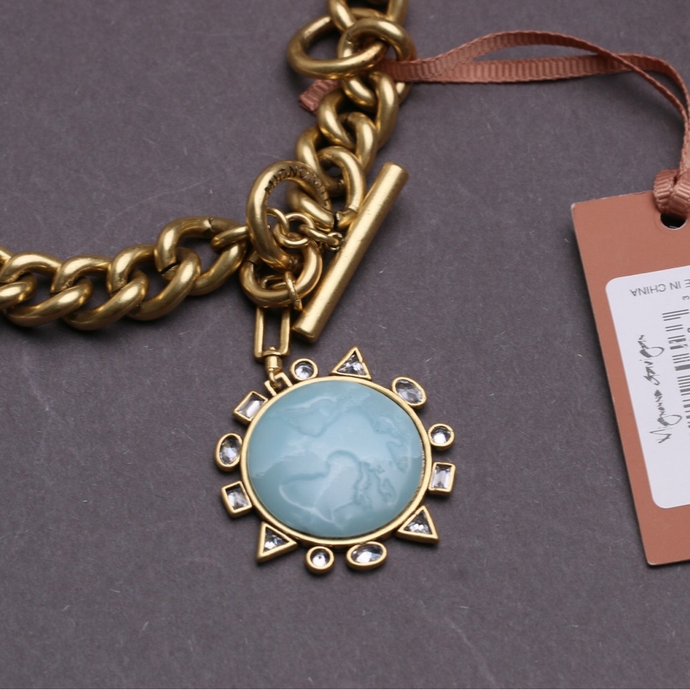 Mignonne Gavigan Odyssey Necklace Blue Gold - Picture 7 of 10